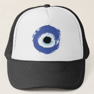 Evil Öga Artistic Blue Grekiska Keps