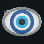 Evil Öga Blue Mati Grekiska tur och skyddssymbol<br><div class="desc">Evil Öga Blue Mati Grekiska tur och skyddssymbolen Bälte låsbeslag. Blå mai-ikon för grekiska / turkiska-nazar för skydd och lycka till. Anpassa med anpassningsbar.</div>