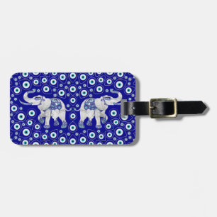 Evil Öga Elephant Lycka till Charm Bagagebricka