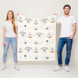 Evil Öga Fleece Blanket