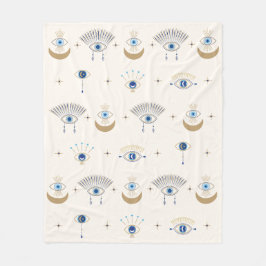 Evil Öga Fleece Blanket