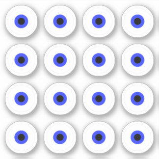 Evil öga Fullt Lakan Sticker Klistermärken