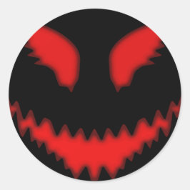 Evil Öga Halloween Round Stickers Runt Klistermärke