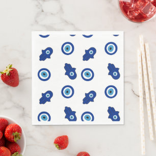 Evil öga Hamsah napkins Pappersservett
