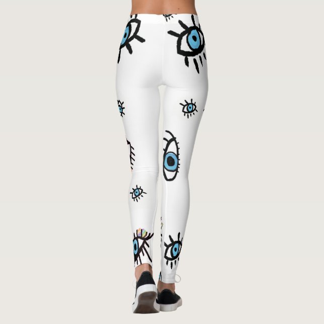 Evil Öga leggings (Baksida)