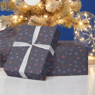Evil Öga Mönster Wrapping Papper Presentpapper