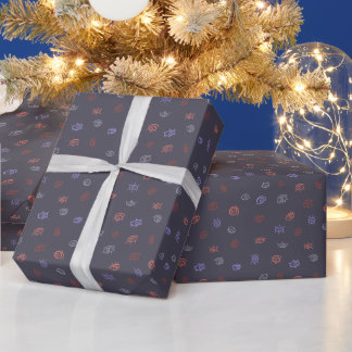 Evil Öga Mönster Wrapping Papper Presentpapper