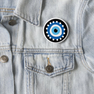 Evil Öga Nazar Amulet Talisman Protection Knapp