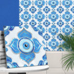 Evil Öga Ornament Blues and Pearl<br><div class="desc">Evil Öga Ornament Blues and Pearl</div>