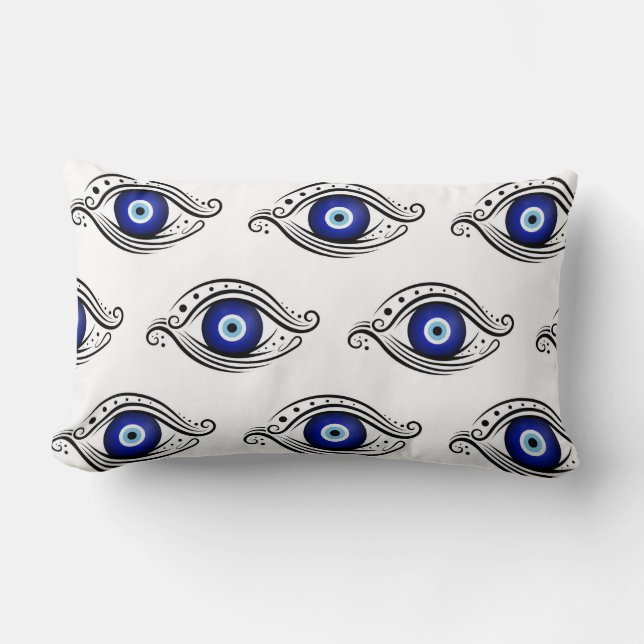 EVIL ÖGA PROTECTION PILLOW LUMBARKUDDE (Framsida)