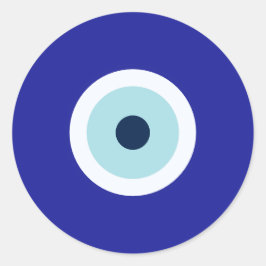 Evil Öga Runt Klistermärke