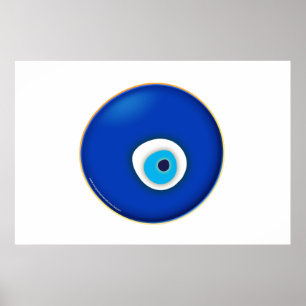 Evil Öga, skyddssymbol Poster