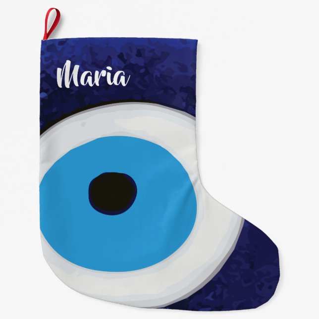 Evil Öga Stor Julstrumpa (Framsidan)