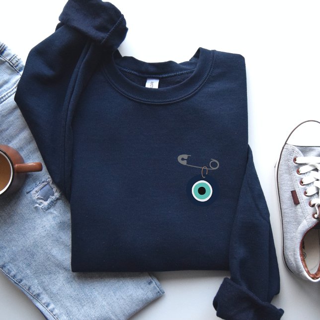 Evil Öga Sweatshirt, Energy Protection Gift Shirt T (Skapare uppladdad)