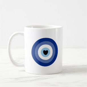 Evil Öga Symbol Protection Kaffemugg