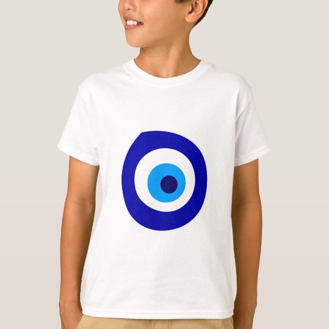 Evil öga symbol t shirt (Framsida)