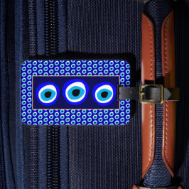 Evil Öga Talisman & Arabiska Amulet /Turkisk, grek Bagagebricka