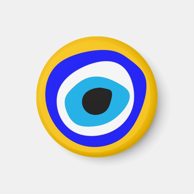 Evil Öga Talisman & Arabiska Amulet /Turkisk, grek Magnet (Framsidan)