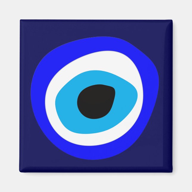 Evil Öga Talisman & Arabiska Amulet /Turkisk, grek Magnet (Framsidan)