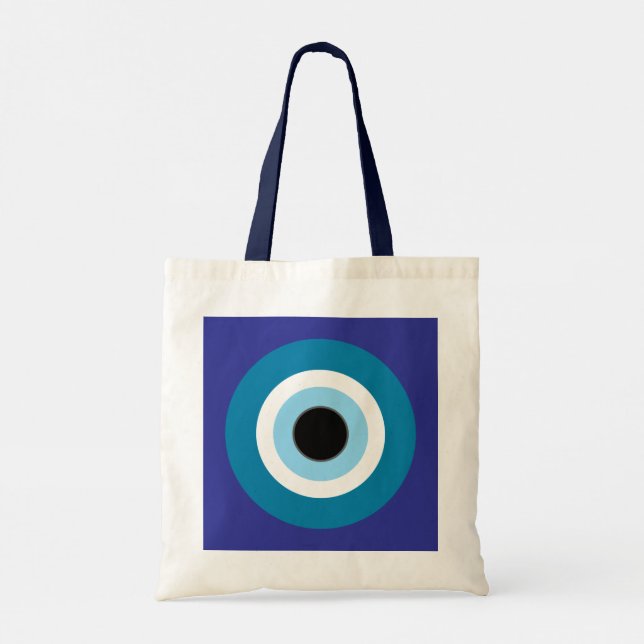Evil Öga Tote Bag Tygkasse (Baksida)