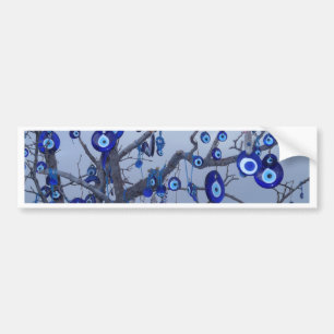 Evil Öga Träd, Blue Nazar Amulet-tillbehör Bildekal