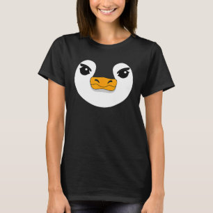 Evil Penguin Ansikte Halloween Costume Penguin T Shirt