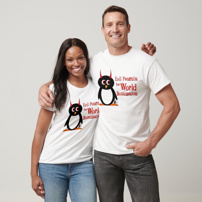 Evil Penguin for World Domination Tee (Unisex)