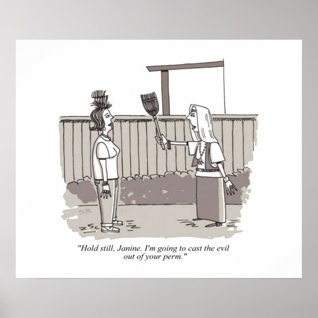 Evil Perm glans poster (Framsidan)