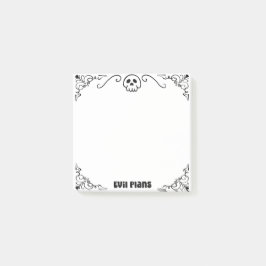 Evil Plans Post-it Block