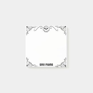 Evil Plans Post-it Block
