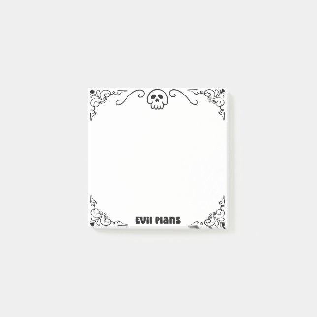 Evil Plans Post-it Block (Framsida)
