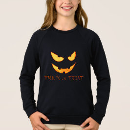 Evil Pumpkin Ansikte Halloween Shirt T-shirt