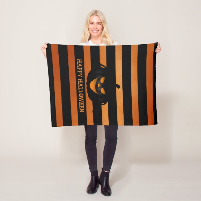 Evil Pumpkin Fleecefilt (På plats)