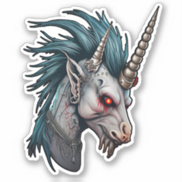 Evil Punk Unicorn Klistermärken