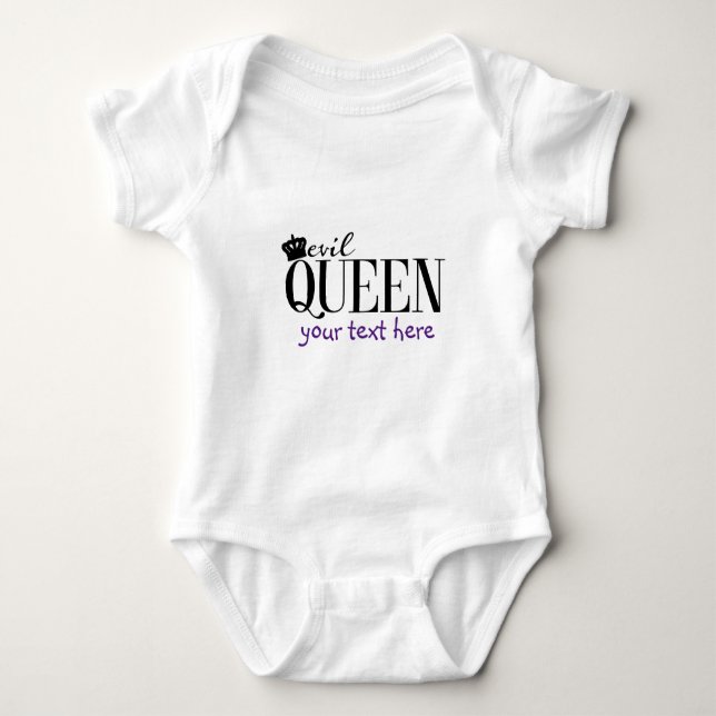 EVIL QUEEN Baby Personlig Anpassningsbar ett Biet Tee (Framsida)