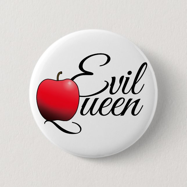 Evil Queen Red Apple Knapp (Framsida)
