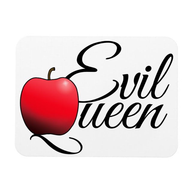 Evil Queen Red Apple Magnet (Horisontell)