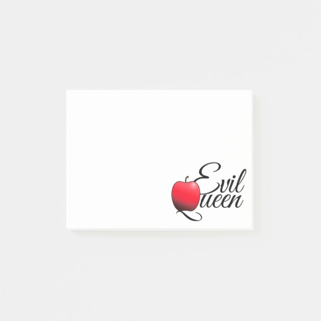 Evil Queen Red Apple Post-it Block (Framsida)