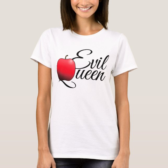 Evil Queen Red Apple Tee Shirt (Framsida)