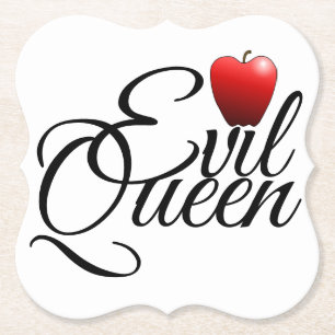 Evil Queen Small Apple Underlägg Papper
