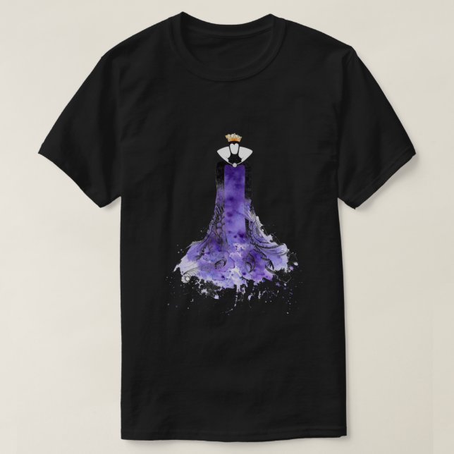 Evil Queen Watercolor .png T Shirt (Design framsida)
