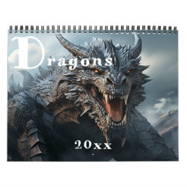 Evil Scary Dragons Kalender