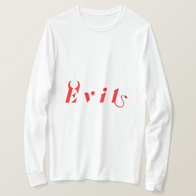 Evil Shirt T (Design framsida)