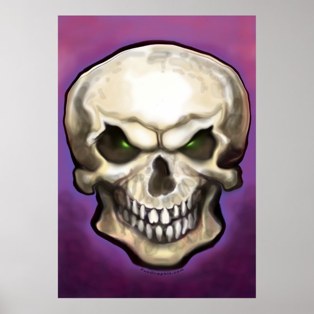 Evil Skull Poster (Framsidan)