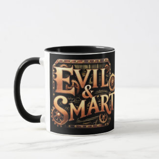Evil&Smart Logo Schwarz Mugg