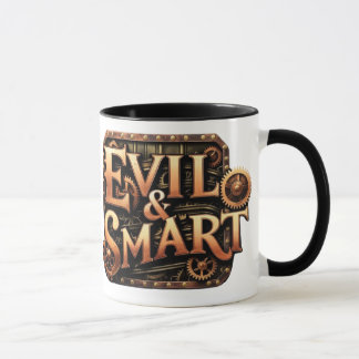 Evil&Smart Logo zweifarbig Mugg