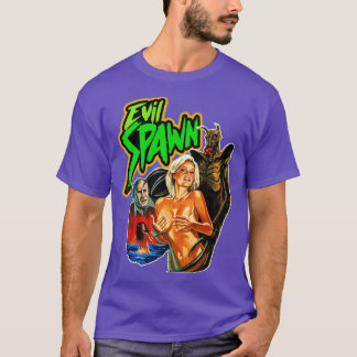 Evil Spawn Cult Classic Horror Fläkt Art T Shirt