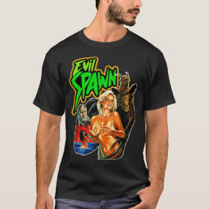 Evil Spawn Cult Classic Horror Fläkt Art T Shirt