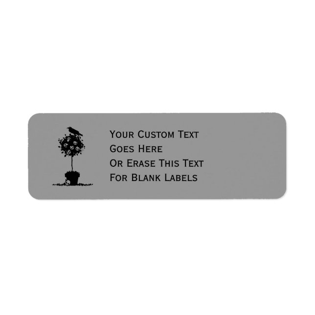 Evil Topiary Coordinates Returadress Etikett (Framsidan)