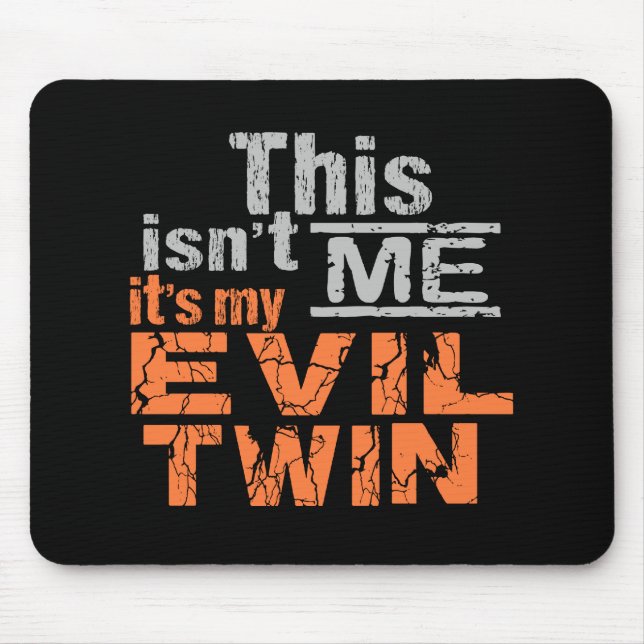 Evil Twin mousepad Musmatta (Framsidan)